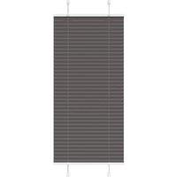 Berkfield Home Pleated Blind Black 65x150 cm Fabric Width 64.4 cm Polyester