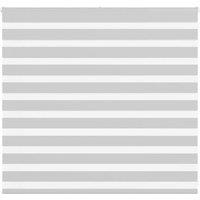 Berkfield Home Zebra Blind Light Grey 155x100 cm Fabric Width 150.9 cm Polyester