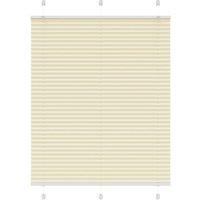 Berkfield Home Pleated Blind Cream 105x100 cm Fabric Width 104.4 cm Polyester