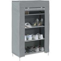 Shoe Cabinet Grey 60.5x30x97 cm Non-woven Fabric
