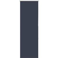 Berkfield Home Roller Blind Blackout Marine 60x150 cm Fabric Width 55.7 cm Polyester in Blue