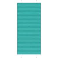 Pleated Blind Petrol Green 85x200 cm Fabric Width 84.4 cm Polyester