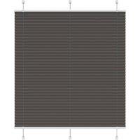 Berkfield Home Pleated Blind Black 115x100 cm Fabric Width 114.4 cm Polyester