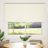 Berkfield Home Roller Blind Blackout Off-White 160x130 cm Fabric Width 156.6 cm Polyester in White