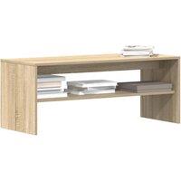 Berkfield Home TV Cabinet Sonoma Oak 100x40x40 cm Engineered Wood in Brown | Size: 100 x 40 x 40 cm