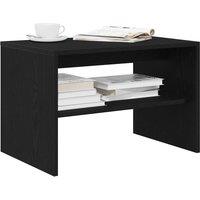 Berkfield Home TV Cabinet Black Oak 60x40x40 cm Engineered Wood | Size: 60 x 40 x 40 cm
