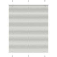 Berkfield Home Pleated Blind Light Grey 105x100 cm Fabric Width 104.4 cm Polyester