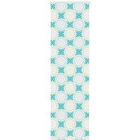 Berkfield Home Shower Roller Blind 80x240 cm Fabric Width 76 cm in Blue
