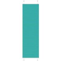 Berkfield Home Pleated Blind Petrol Green 55x200 cm Fabric Width 54.4 cm Polyester