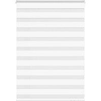 Berkfield Home Zebra Blind White 95x100 cm Fabric Width 90.9 cm Polyester
