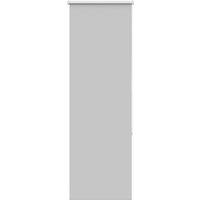 Berkfield Home Roller Blind Blackout Light Grey 60x175 cm Fabric Width 55.7 cm Polyester