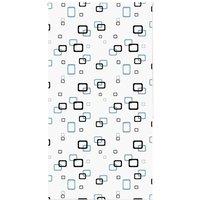 Berkfield Home Shower Roller Blind 140x240 cm Fabric Width 136 cm in White