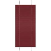 Berkfield Home Pleated Blind Bordeaux Red 65x100 cm Fabric Width 64.4 cm Polyester