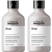 L'Oreal Professionnel Serie Expert Silver Shampoo 300ml Double in Clear