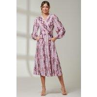 Jolie Moi Women's Harper Long Sleeve Jersey Dress in Light Pink | Size: 18