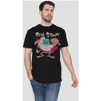 Paramount Home Entertainment Men's Ren & Stimpy Two Of A Kind T-Shirt, Black | Size: 2XL
