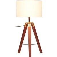 Orsina Malvern Tripod Table Lamp With Brown Base