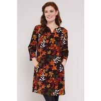 Nomads Clothing Women's Cotton Cord Tunic Dress in Dark Brown | Size: 10