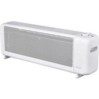 MYLEK Low Level Heater Mica Electric Radiator Advanced Thermostat 2KW White