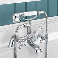 Nes Home Chrome Victorian Shower Mixer Valve Tap in Silver
