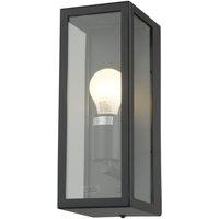First Choice Lighting Montrose - Black Outdoor Wall Light