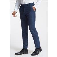 Antique Rogue Men's Blake Navy Textured Trousers | Size: 34S