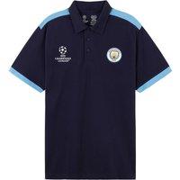 Manchester City FC Men's Polo Shirt in Navy | Size: 2XL