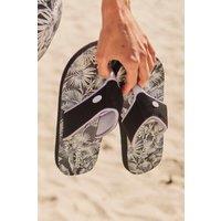 Animal Women's Swish All Over Printed Flip Flop in Lilac | Size: 7