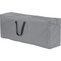 mysmartbuy Garden Cushion Storage Bag with Carry Handles for Pillows, Seat Pads, Christmas Tree, Household Items in Grey | Size: Small