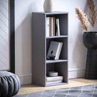 Home Discount Vida Designs Oxford 3 Tier Cube Bookcase Space-saving Storage in Grey