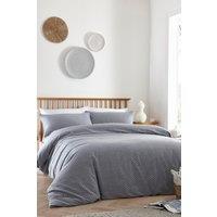 Appletree 'Waterford' 100% Cotton Tufted Duvet Cover Set in Blue | Size: King