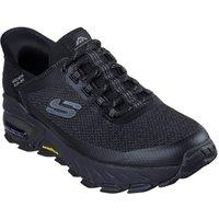 Skechers Men's Max Protect Assembly Hiking Shoes in Black | Size: 7