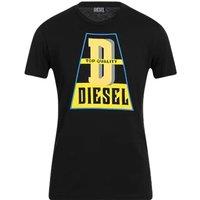 Diesel Men's Top Quality Logo Black T-Shirt | Size: Medium