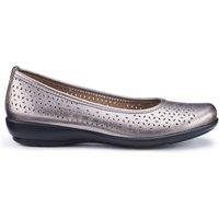 Hotter Women's 'Livvy II' Ballet Pumps in Metallics | Size: 6.5