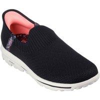 Skechers Women's GO WALK Travel Tahiti Sunset Shoe in Black | Size: 4