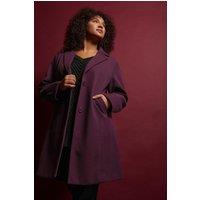 Evans Women's City Coat in Red | Size: 18