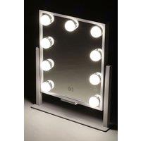SHEONLY 9 LED Hollywood Style Vanity Mirror, 3 Lighting Modes, Touch Screen Control with a USB Wire in White