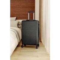 Hardshell Spinner Wheel Luggage Travel Suitcase With Combination Lock, 28" Black