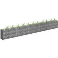 Gabion Raised Bed Galvanised Steel 450x30x60 cm