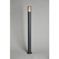 BHS Lighting Zeb Adjustable Outdoor Post Light in Dark Grey