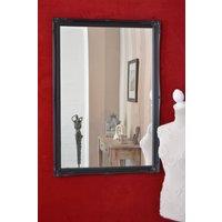 MirrorOutlet Fraser Black Beaded Dress Mirror 102cm x 72cm | Size: 1 Pack