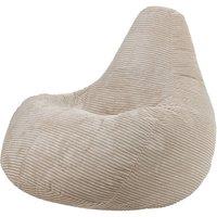 icon Dalton Medium Bean bag, Corduroy in Natural