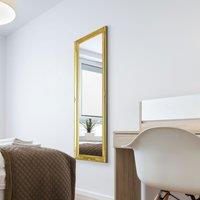 MirrorOutlet Fraser Gold Beaded Dress Mirror 122cm x 41cm | Size: 1 Pack