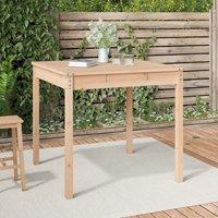 Berkfield Home Garden Table 82.5x82.5x76 cm Solid Wood Pine in Brown