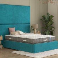 Aspire Pocket Sprung Mattress with British Wool Fillings in White | Size: Small Double