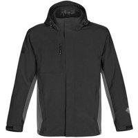 Stormtech Men's Atmosphere 3-in-1 Performance System Jacket (Waterproof & Breathable) in Jet Black | Size: Large