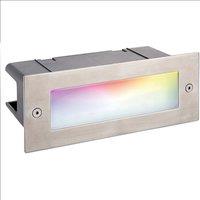 Loops Outdoor IP44 SMART RGB Brick Light - 3.5W RGB LED - Marine Grade Stainless Steel in Metallics