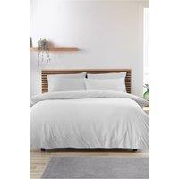 Catherine Lansfield So Soft Non Iron Duvet Cover Set in White | Size: Super King