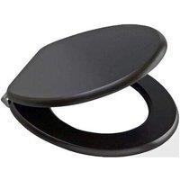 Marco Paul Black Wooden Toilet Seat 18" With Fittings