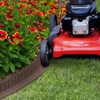 Primrose Mower Edge Lawn Border Rubber in Earth 1.2m in Dark Brown